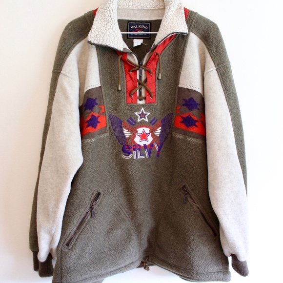 90s Vintage Silvy Fleece Pullover - Picture 1 of 5